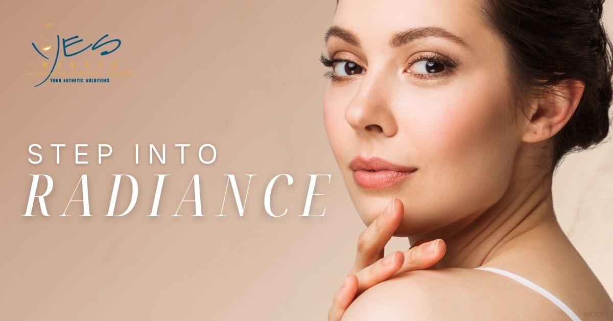 Step into radiance with model image.
