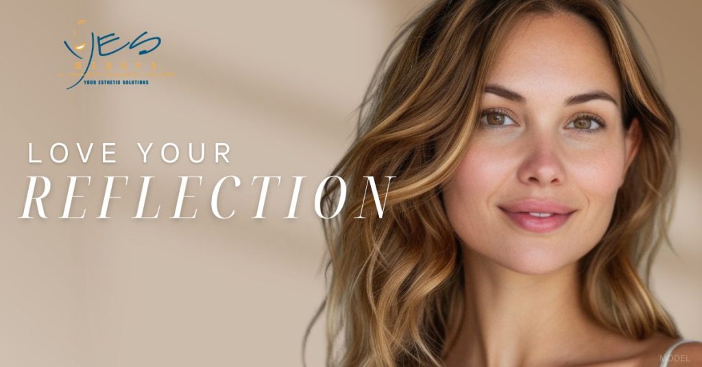 Love your reflection with model image.