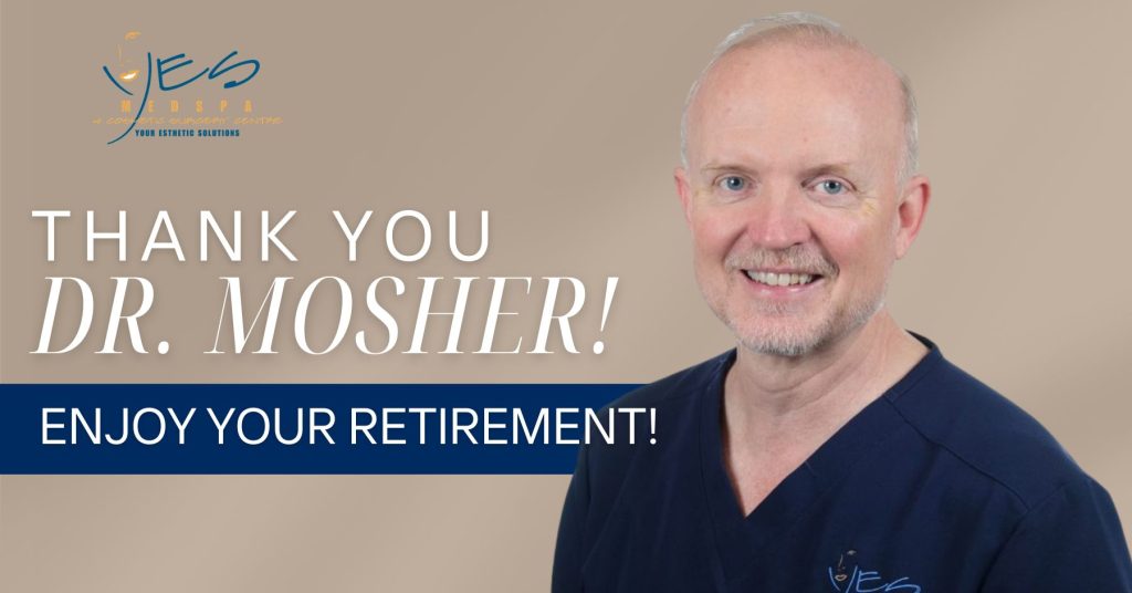 Thank you, Dr. Mosher! Enjoy your retirement!